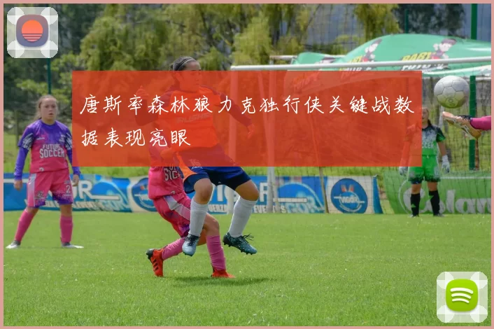唐斯率森林狼力克独行侠关键战数据表现亮眼